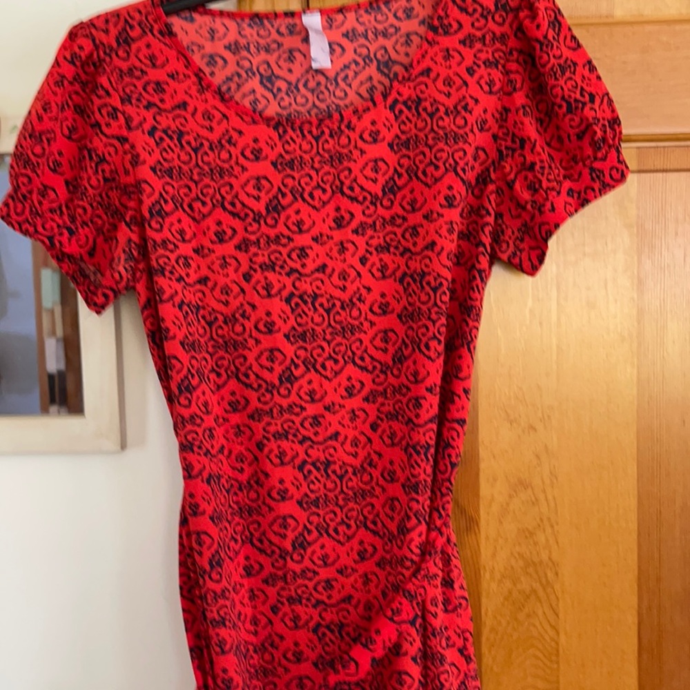 Black and red dress